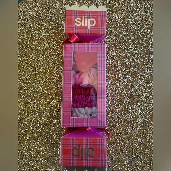 “slip” NWT Pure Silk Scrunchies. Set of 5 in Gift Box. Made of pure silk! - Picture 7 of 7